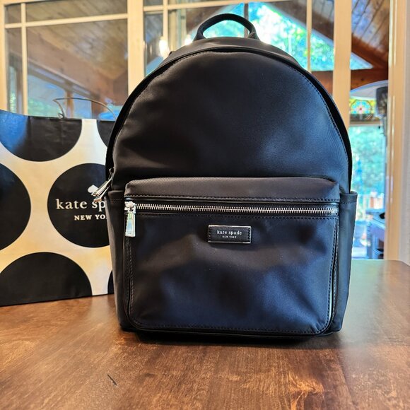 NEW Kate Spade New York Sam Icon Medium Nylon Backpack KB133 - Picture 1 of 8